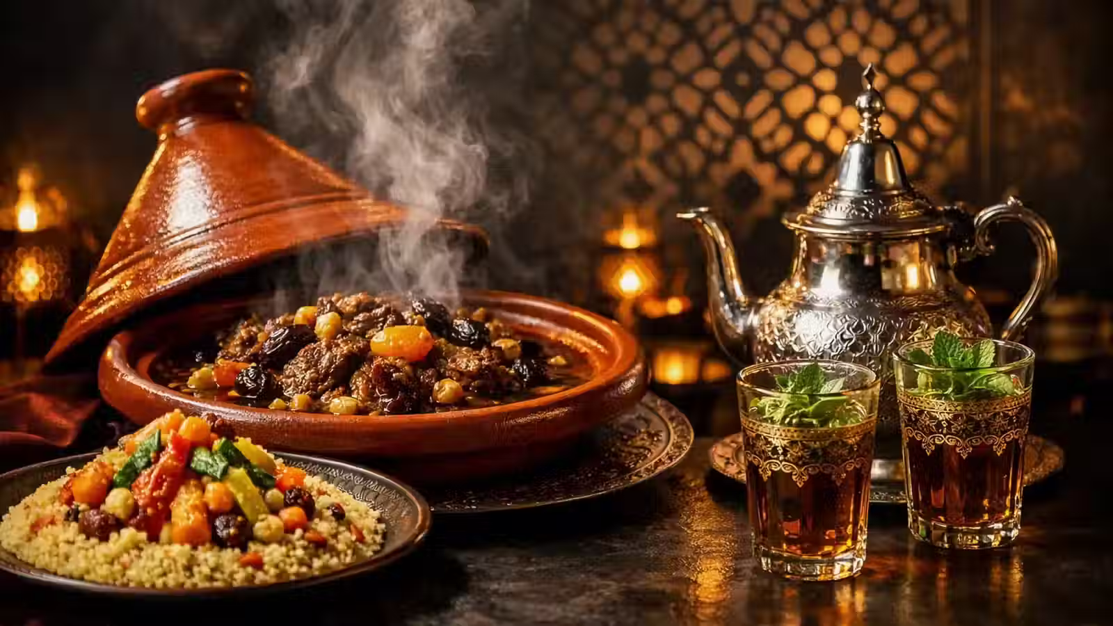 Salle et terrasse d'OCASA Restaurant Marocain